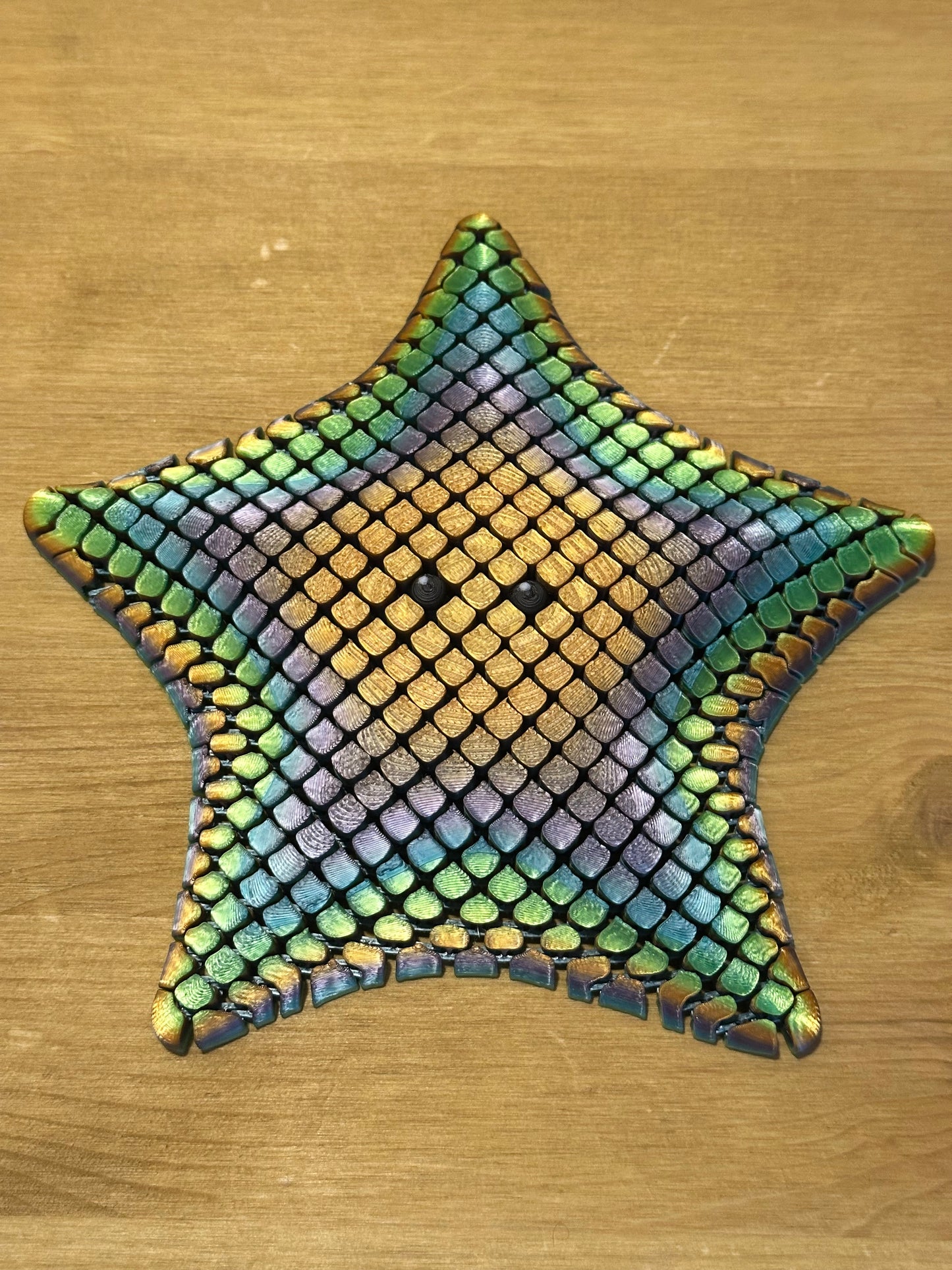 Articulated Flexi Starfish 3D Printed