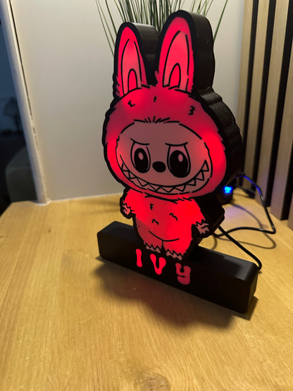 Personalised Labubu LED Lightbox