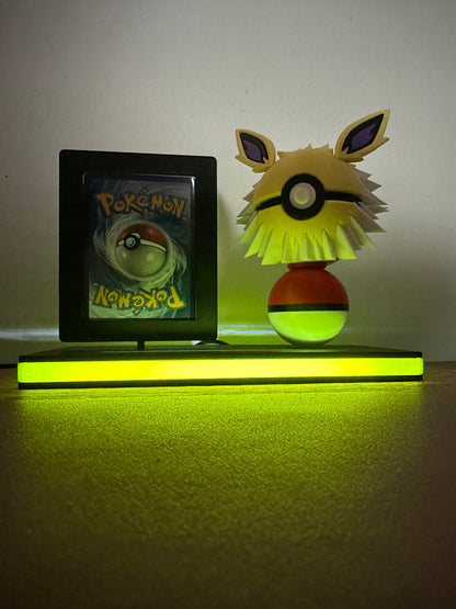 Pokemon Card / Pokeball Display Stand LED Illuminated